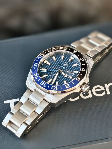 Чоловічий годинник TAG Heuer Aquaracer Caliber 7 GMT WAY201T.BA0927 фото