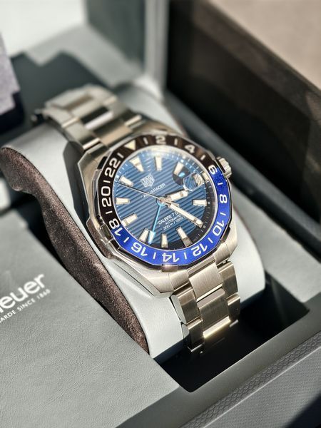 Чоловічий годинник TAG Heuer Aquaracer Caliber 7 GMT WAY201T.BA0927 фото