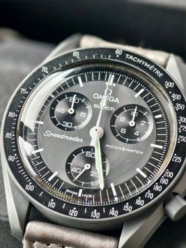 Bioceramic MoonSwatch Collection MISSION TO MERCURY SO33A100 фото
