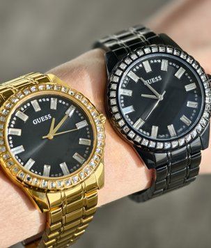 Жіночий годинник Guess GW0111l4 (black) GW0111l2 (gold) GW0111l4 GW0111l2 фото