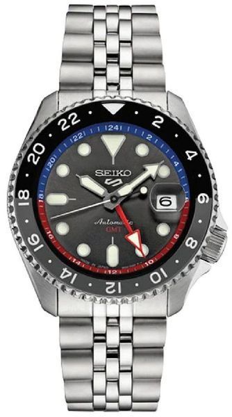 Чоловічий годинник Seiko 5 Sports GMT SSK019K1 GMT SSK019K1 фото