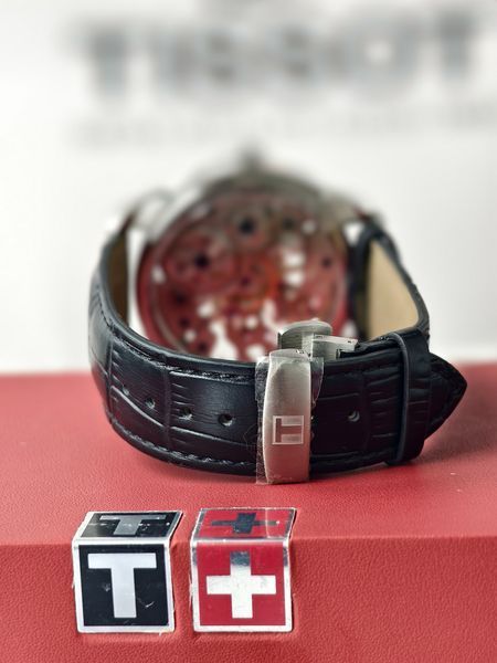 Чоловічий годинник Tissot T-Complication Squelette Mechanical T070.405.16.411.00 T070.405.16.411.00 фото